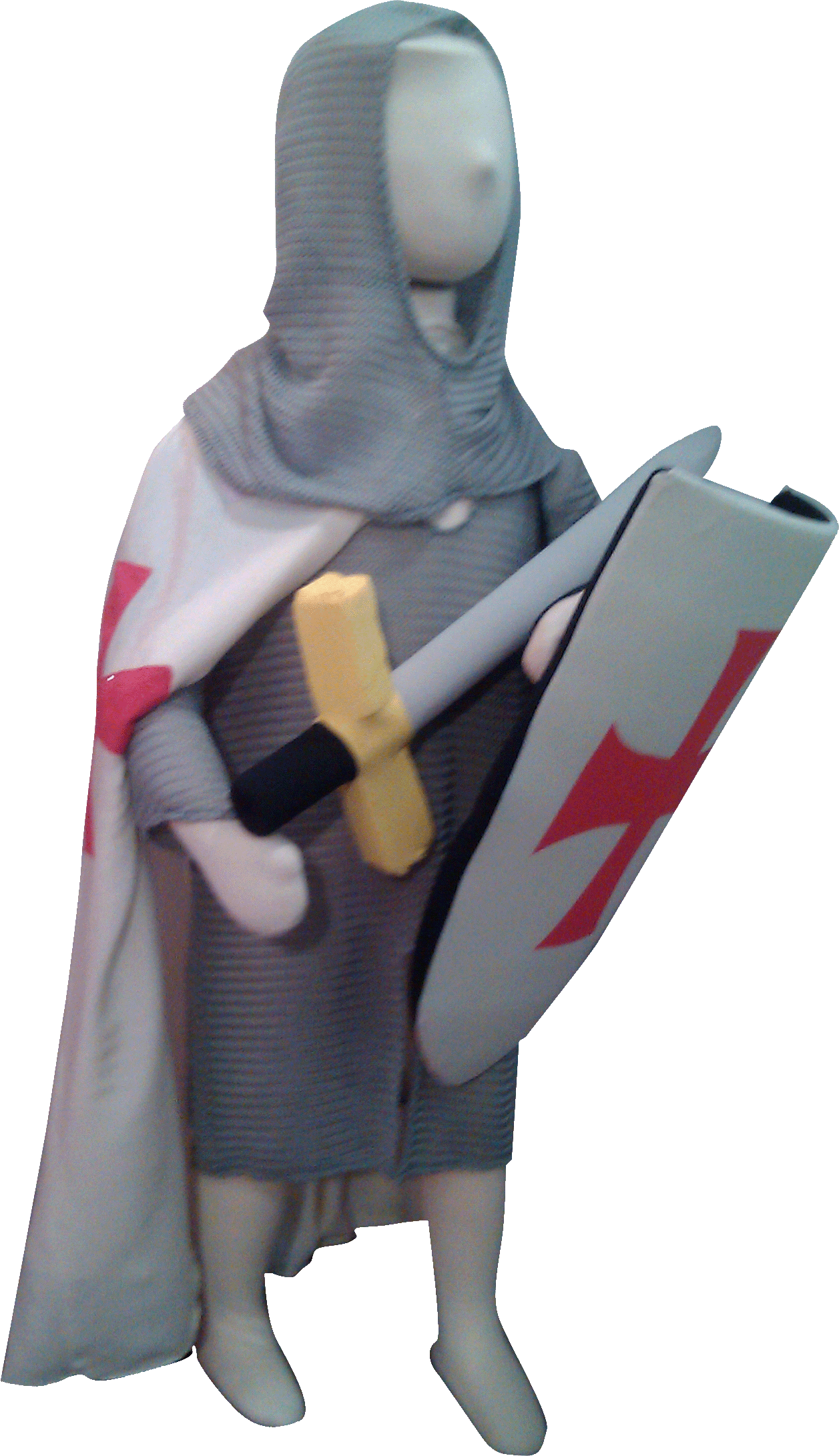 Chemise en fausse cotte de mailles, un hauberk maille tricoté à la main,  pour les chevaliers, costumes dépée et de sorcellerie, COSPLAY GN et SCA -   Canada