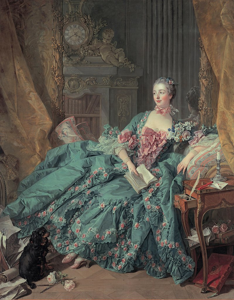 Madame de pompadour par François Boucher