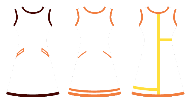 Robes trapeze