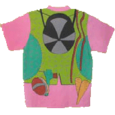 t-shirt de cavalière dos